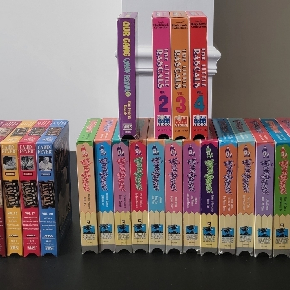 THE LITTLE RASCALS 20 VINTAGE VHS TAPES (CABIN FEVER & MORE!!!) 10 lb pkg! - Picture 6 of 7